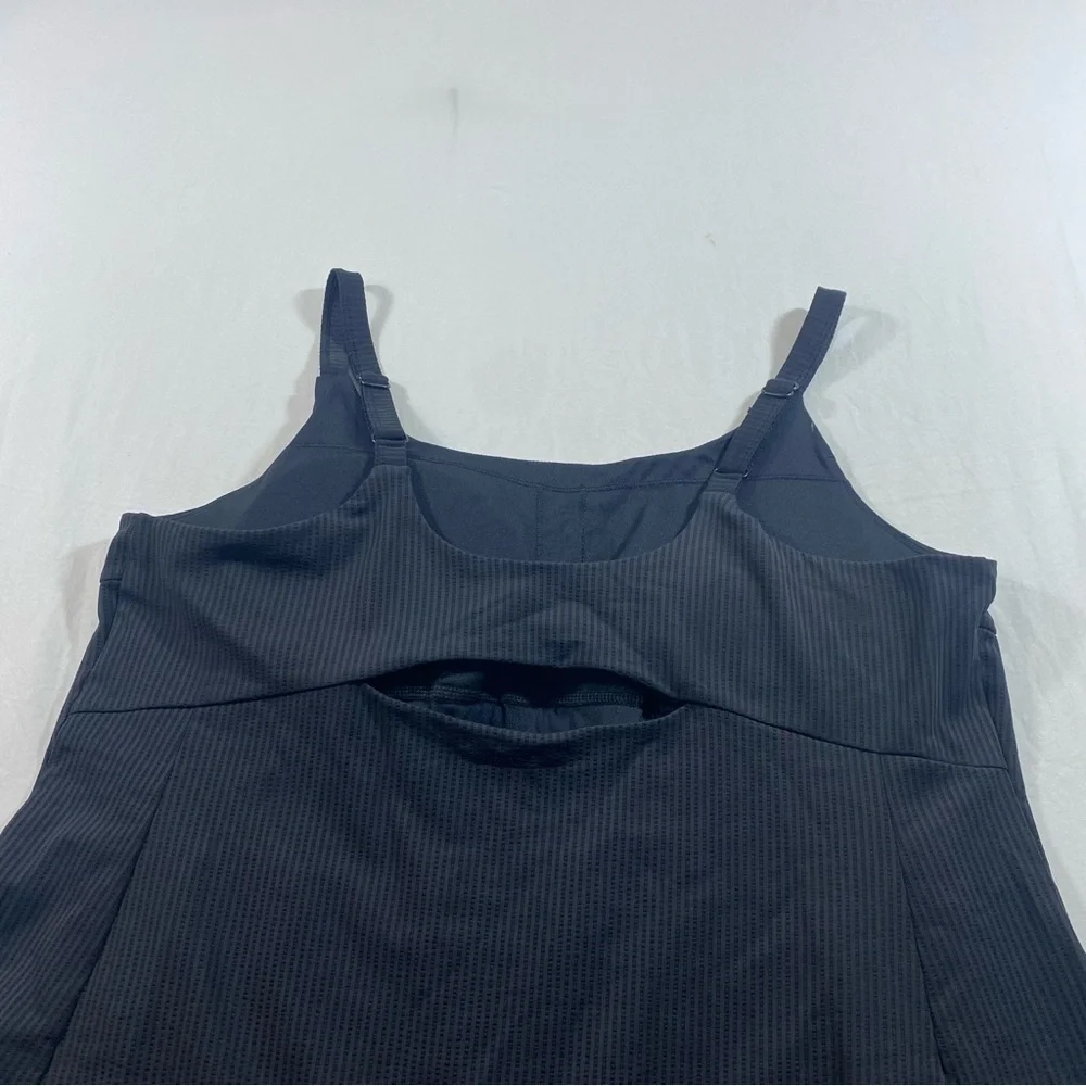 Avia Black Mini Dress Athletic Wear Women’s Large 12-14 Spandex adjustable Strap - Picture 5 of 10